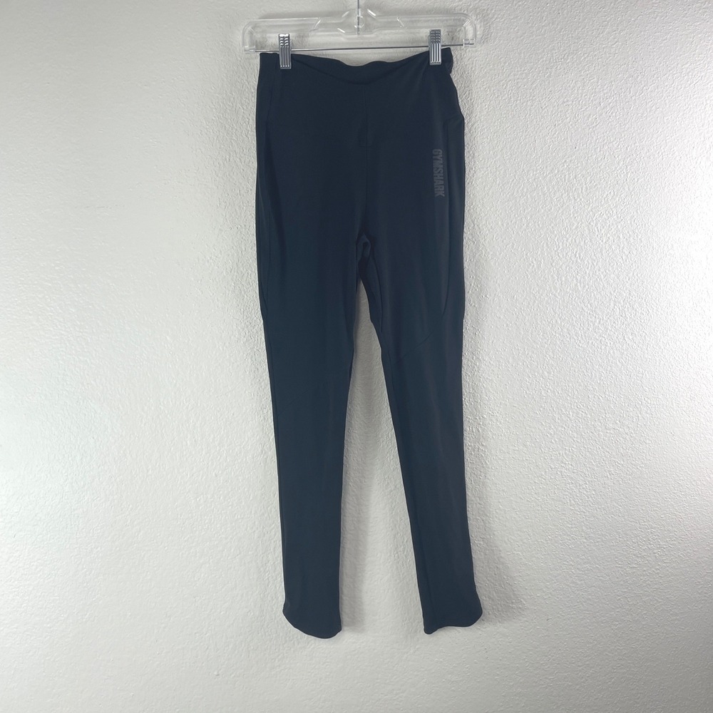 Gymshark‎ Leggings Medium Black Athleisure Sporty Workout High Waisted GLLG3704